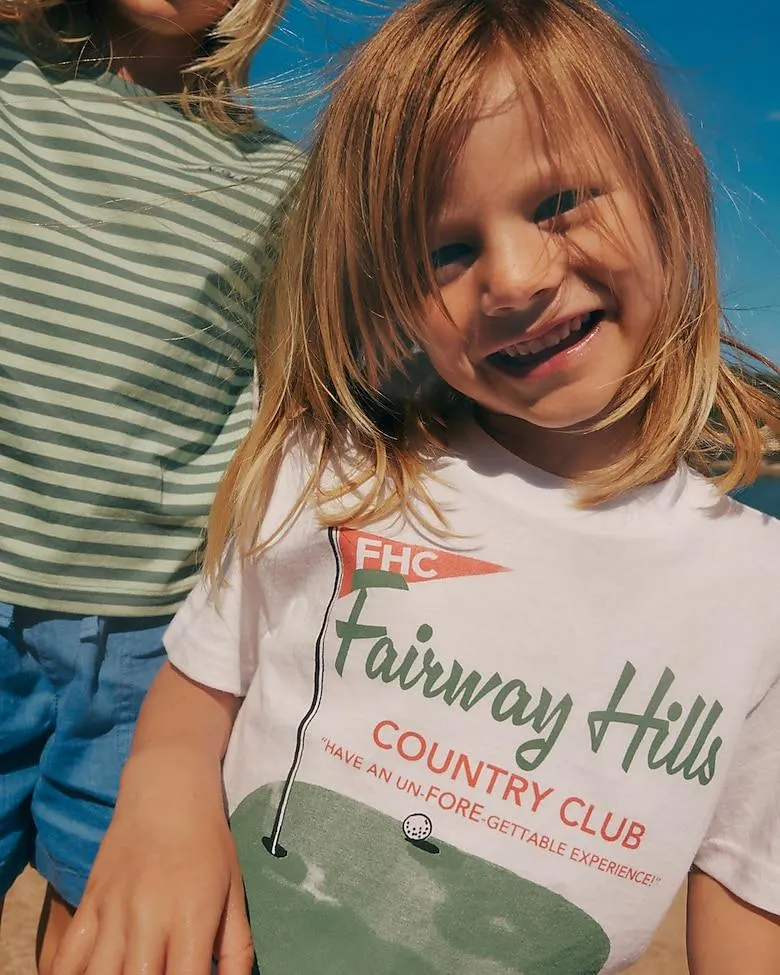 Kids' short-sleeve golf club graphic T-shirt