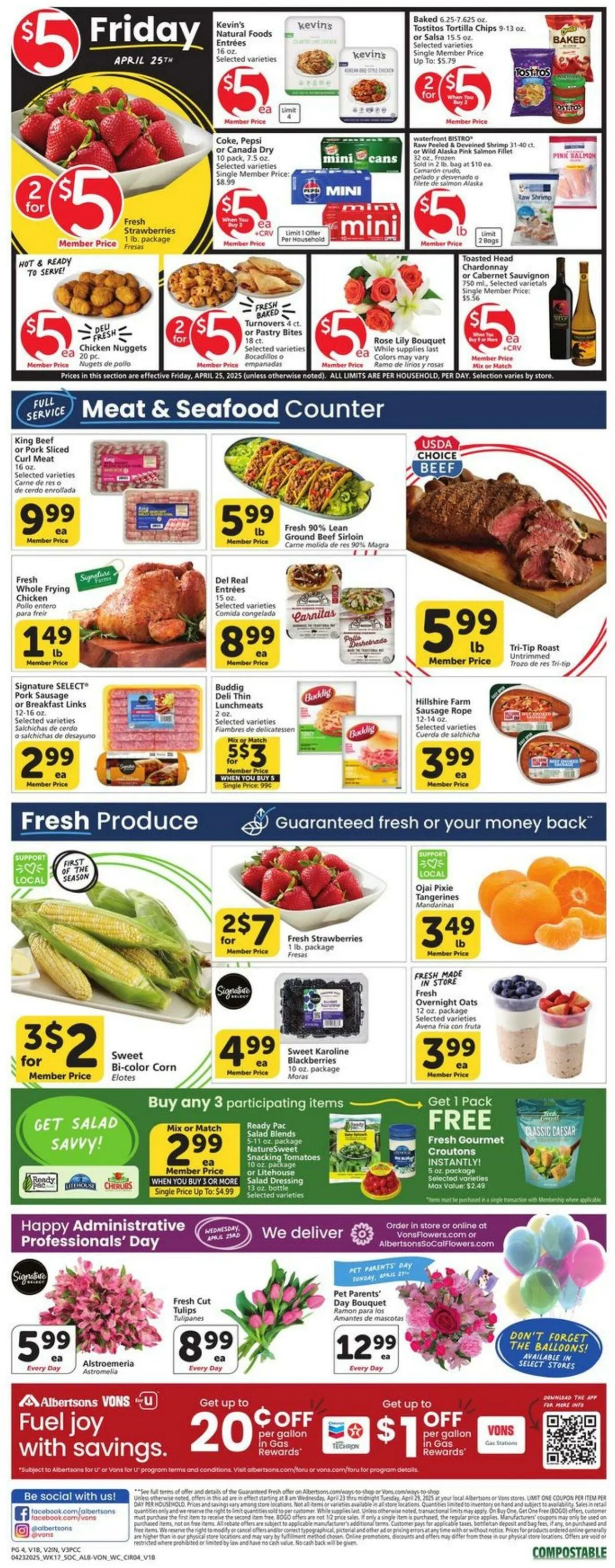 Catálogo de Vons Current weekly ad 23 de abril al 29 de abril 2025 - Página 3