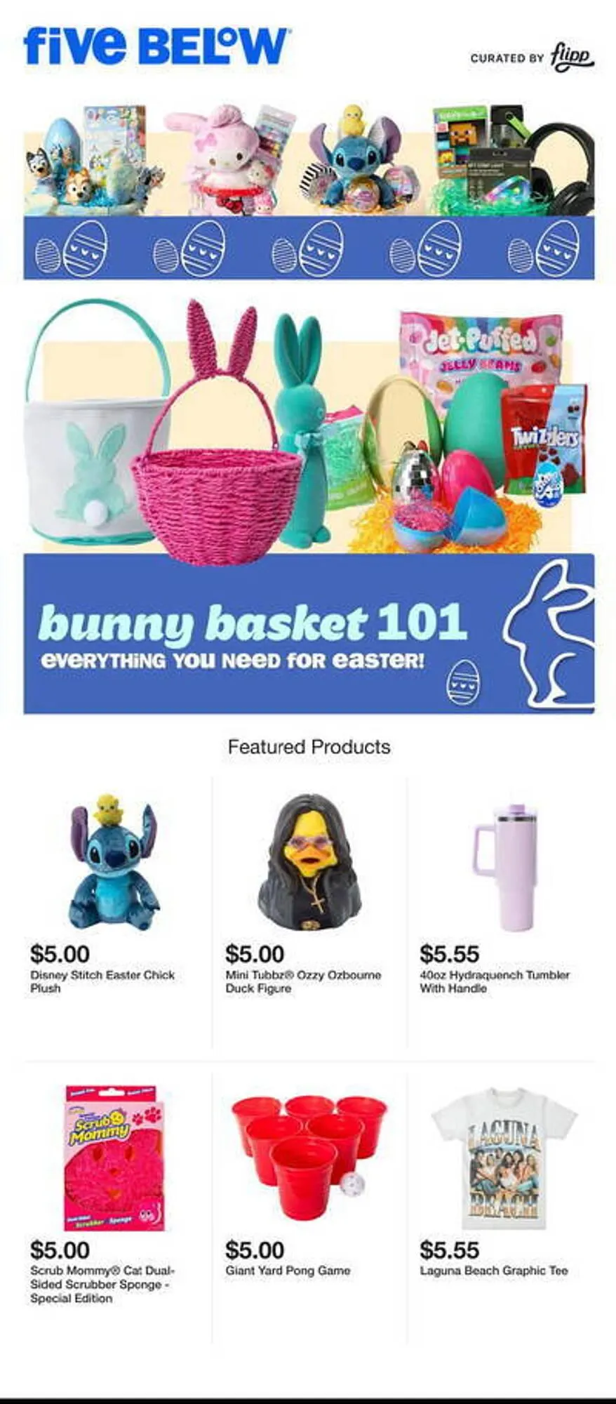 Weekly ad Five Below Weekly Ad from March 25 to March 31 2025 - Page 1