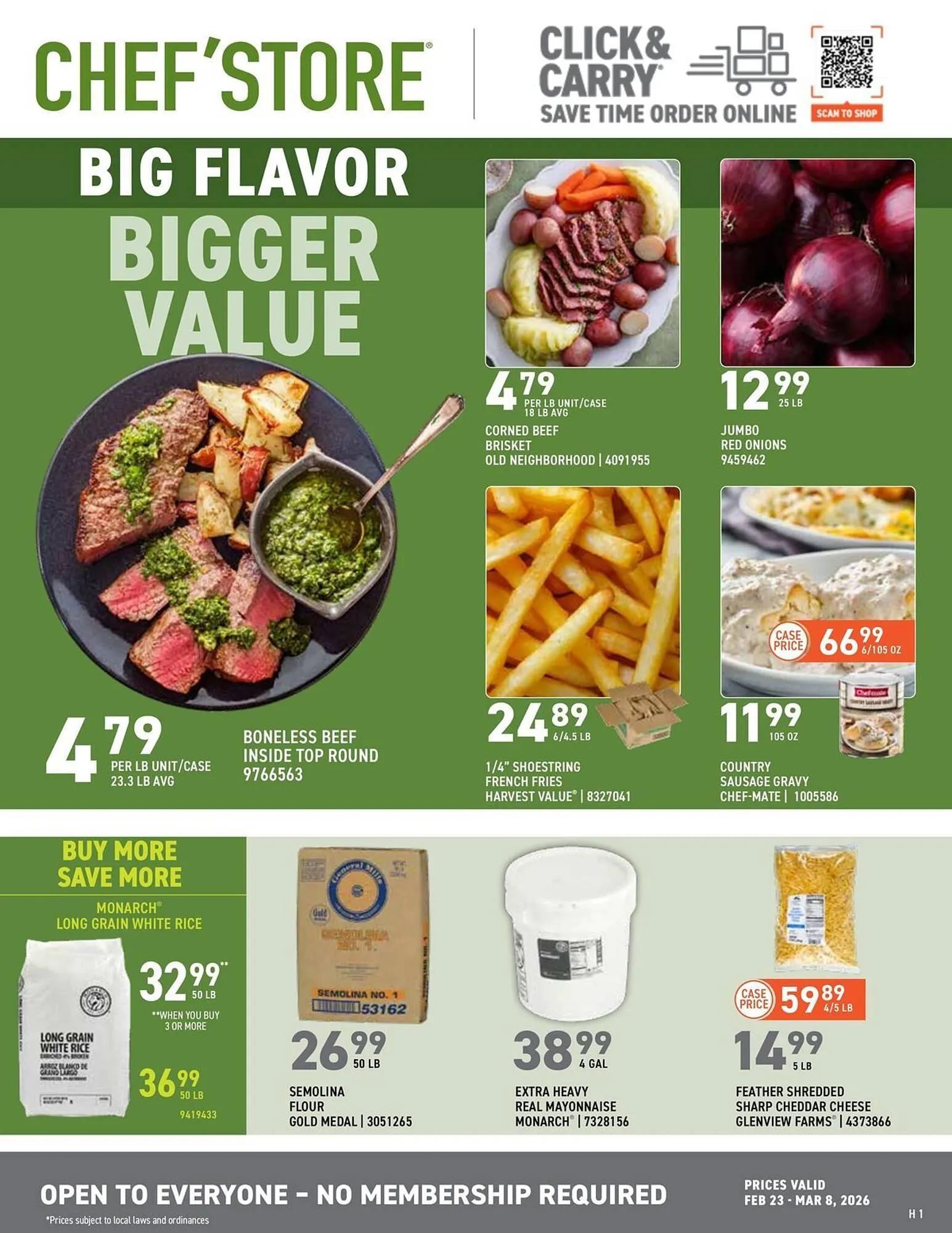 Weekly ad US Foods Chef's Store weekly ad from February 23 to March 8 2026 - Page 1