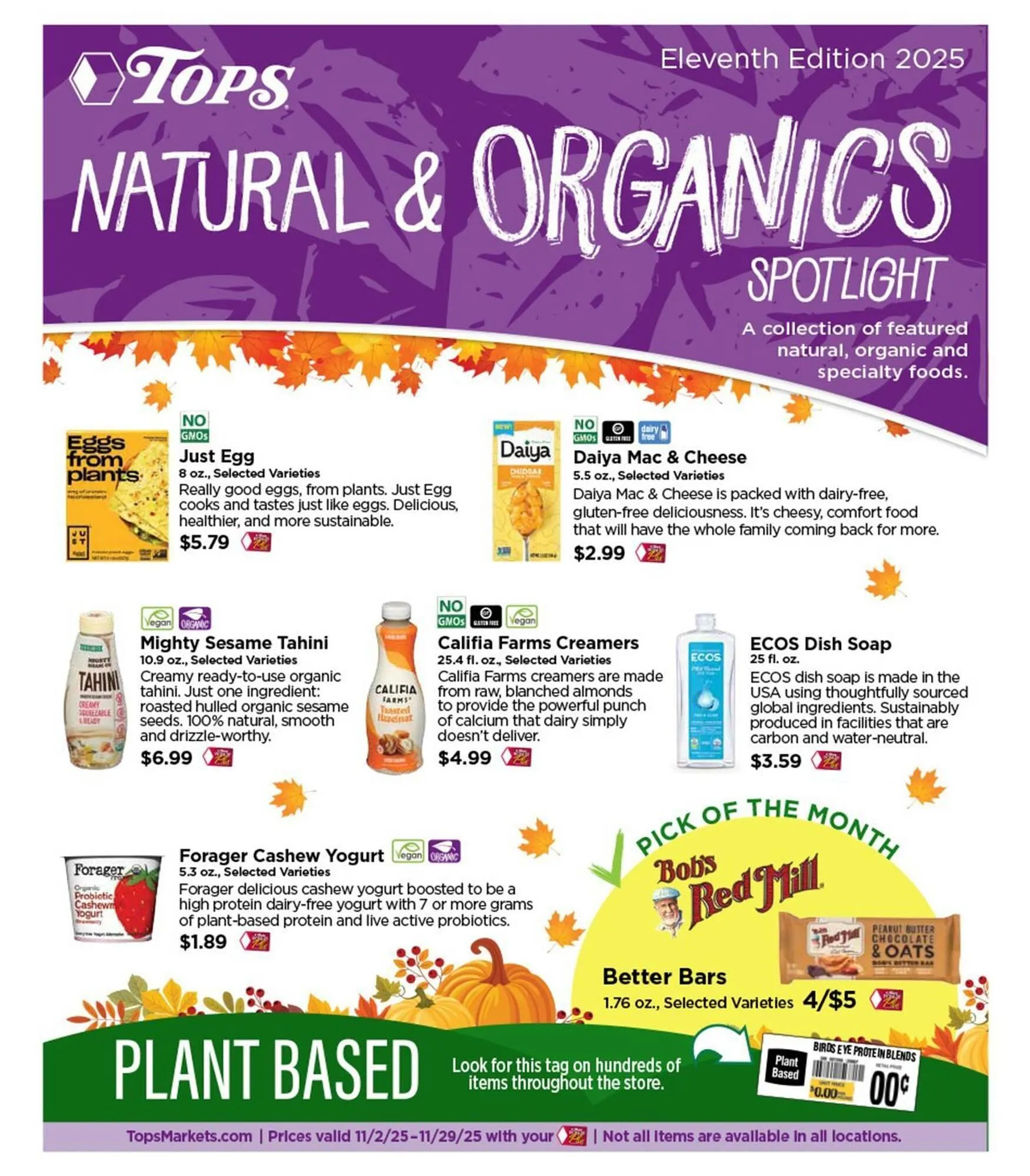 Weekly ad Tops weekly ad from November 2 to November 29 2025 - Page 1