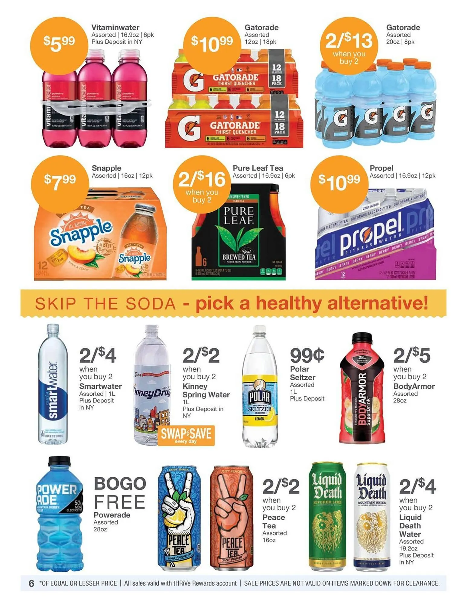 Weekly promotion Kinney Drugs Weekly Ad spanning from August 1 to August 31 2025 - Page 6 for Catalogue 365