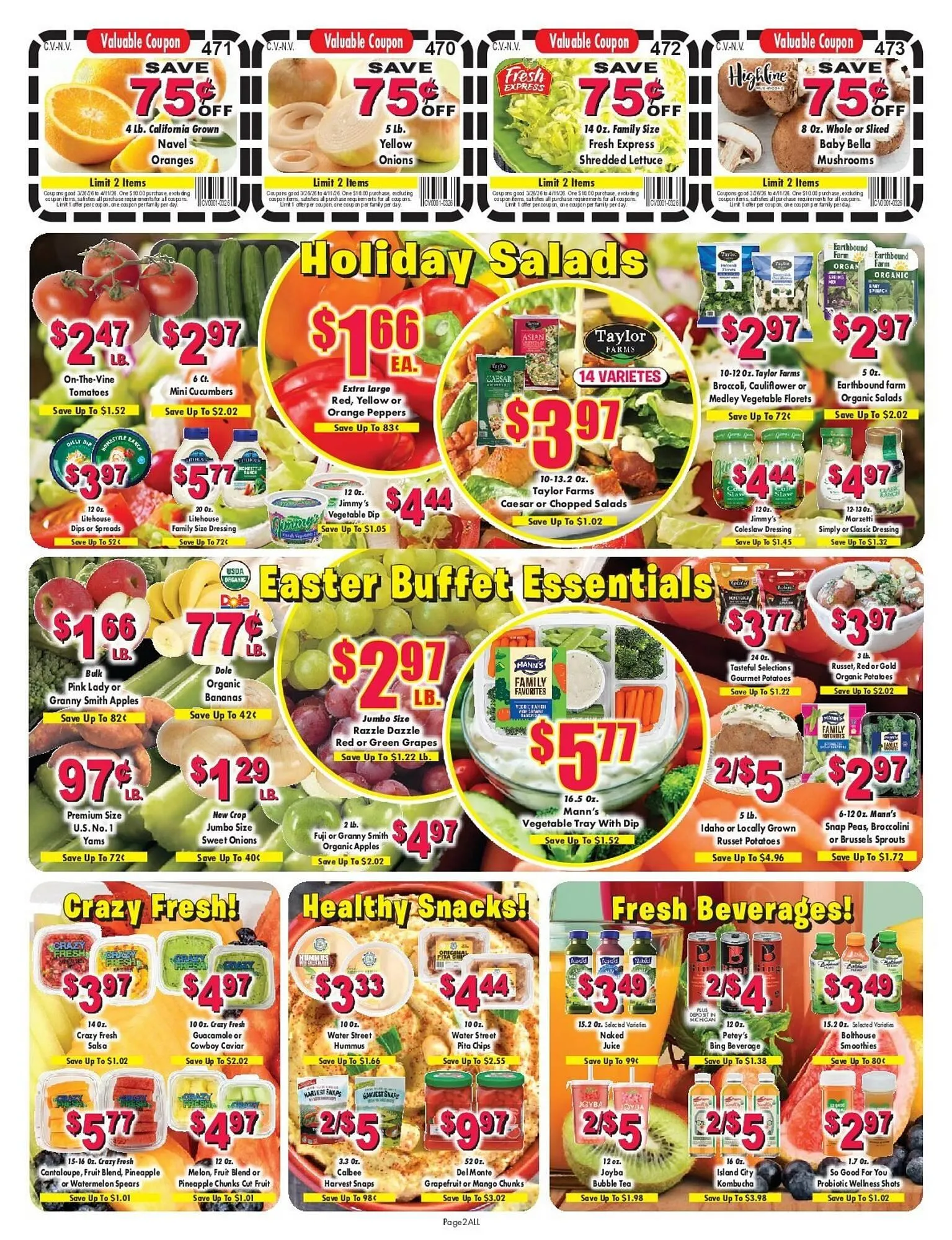 Weekly ad Miners County Market weekly ad from March 26 to April 11 2026 - Page 2