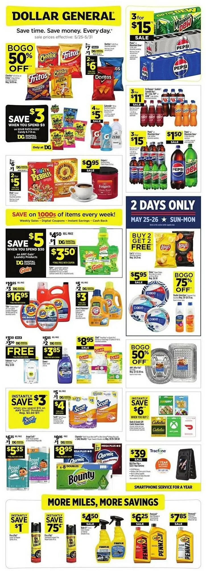 Weekly ad Dollar General Weekly Ad from May 25 to May 31 2025 - Page 1
