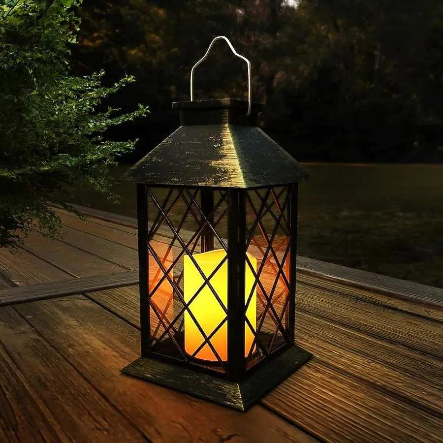 Hastings Home Outdoor Lights 8 -Lumens 1 -Watt Antique bronze Solar LED Spot light kit