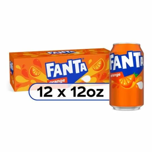 Fanta® Orange Caffeine Free Soda Cans