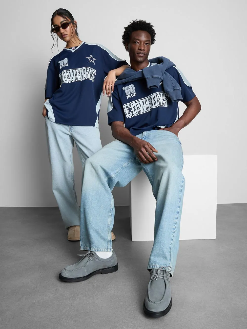 T-shirt decote V NFL Dallas Cowboys