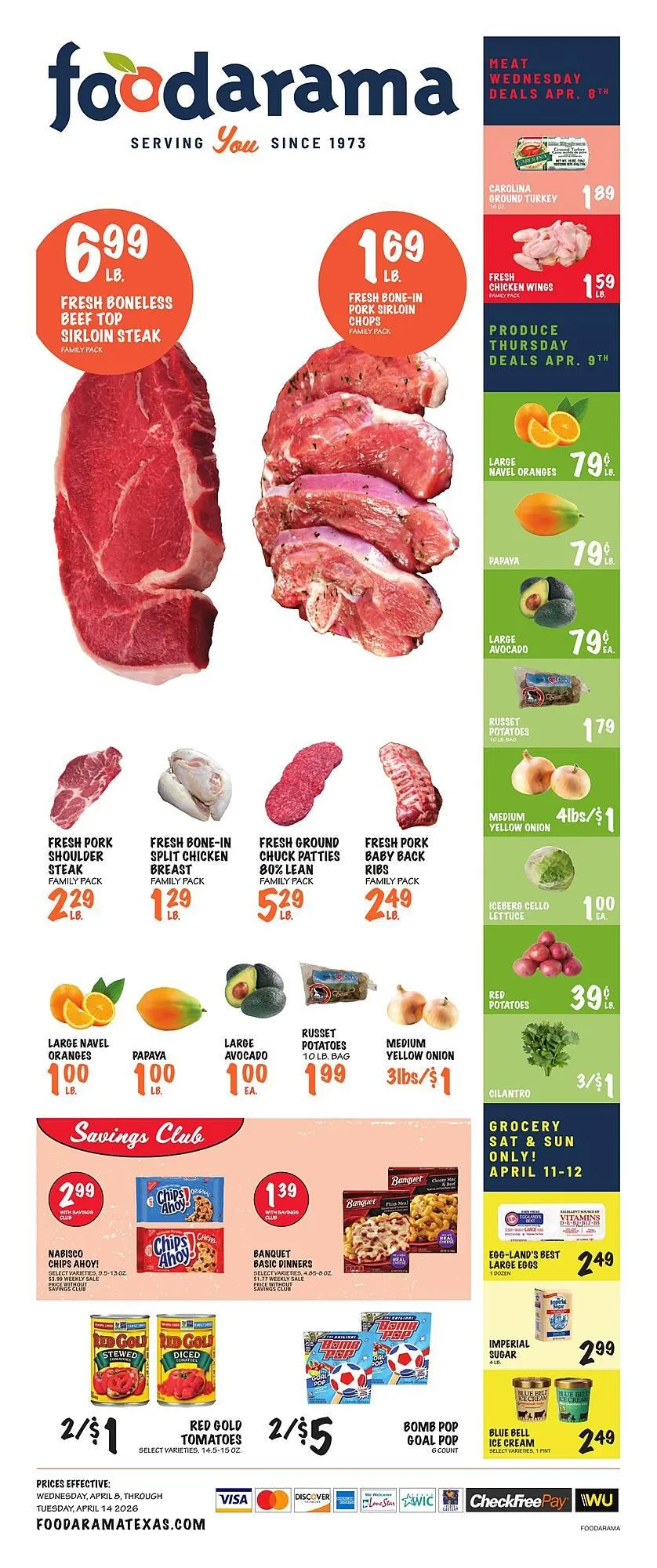 Weekly ad Foodarama weekly ad from April 8 to April 14 2026 - Page 1