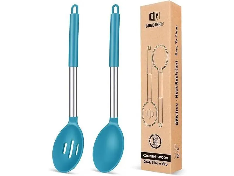 BUNDLEPRO Non Stick Solid Basting Spoon Pack of 2
