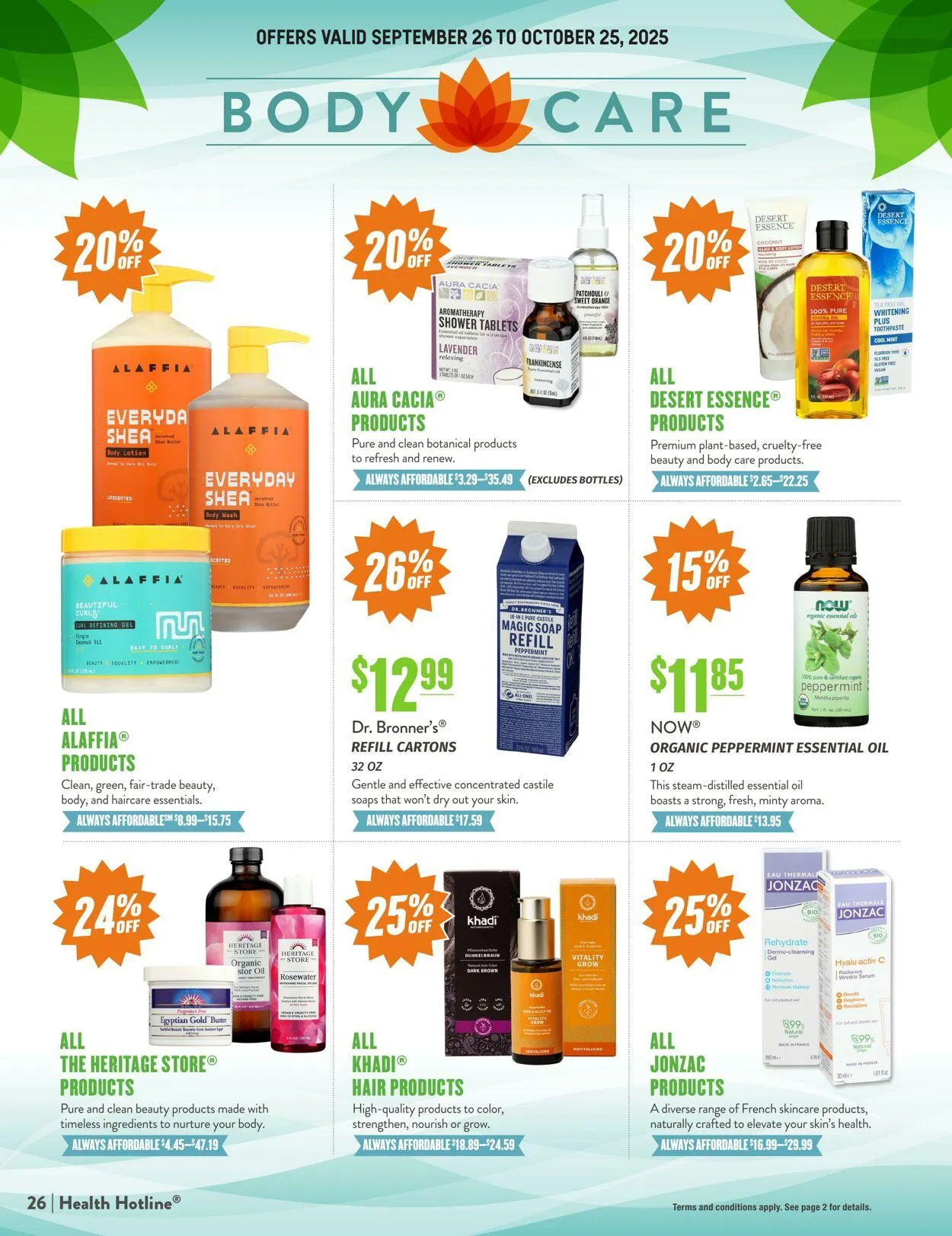 Weekly ad Natural Grocers from September 24 to October 17 2025 - Page 26