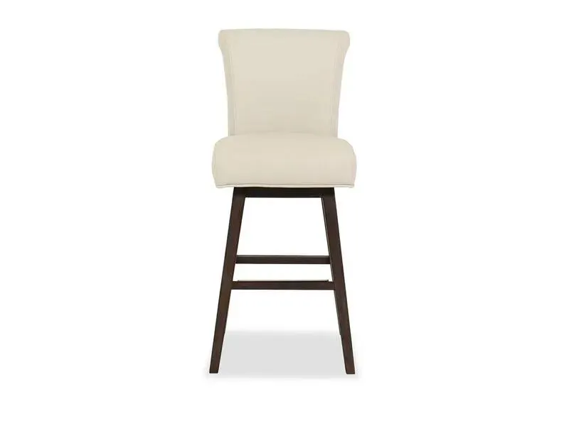 Cream Swivel Bar Stool