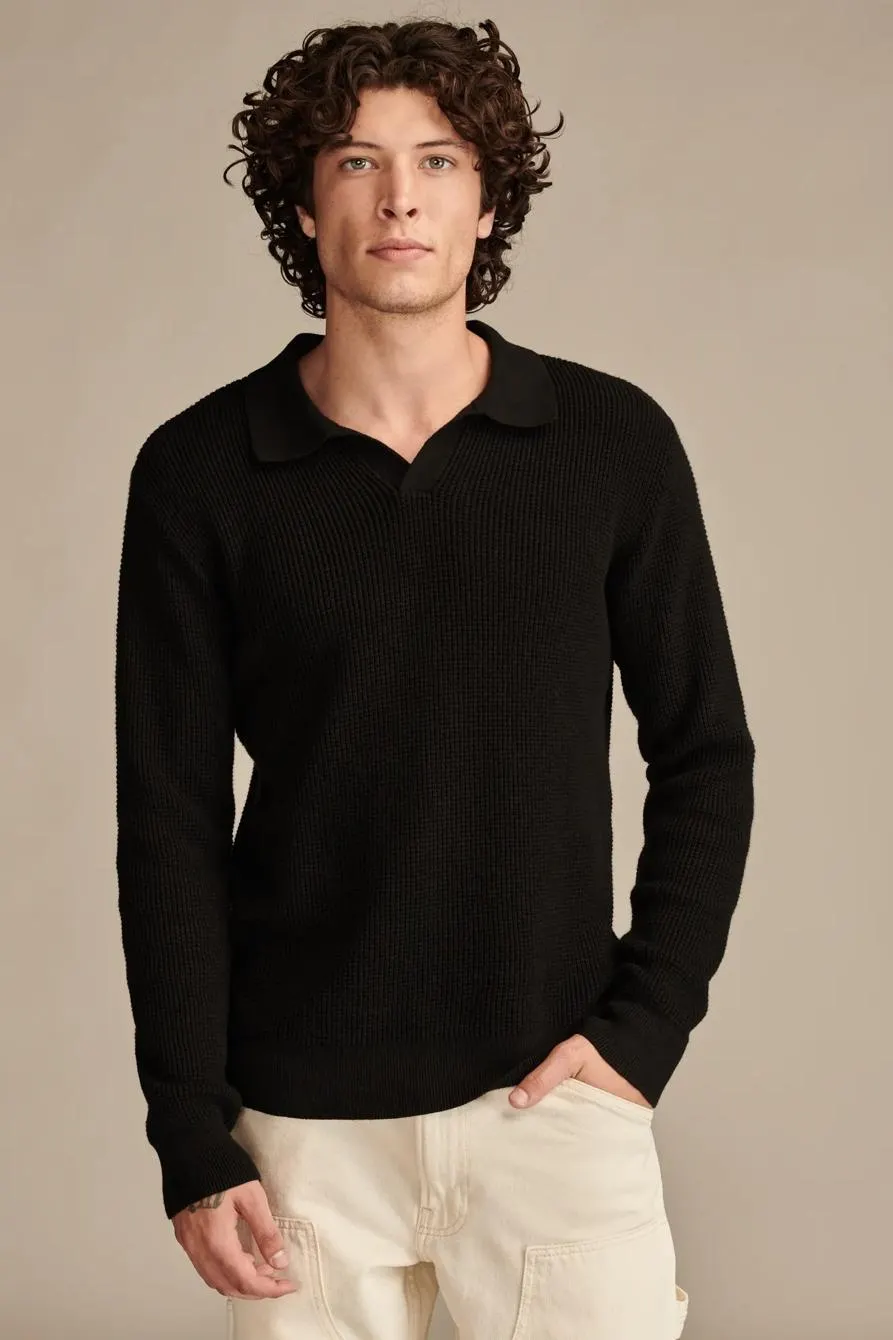 johnny collar sweater polo