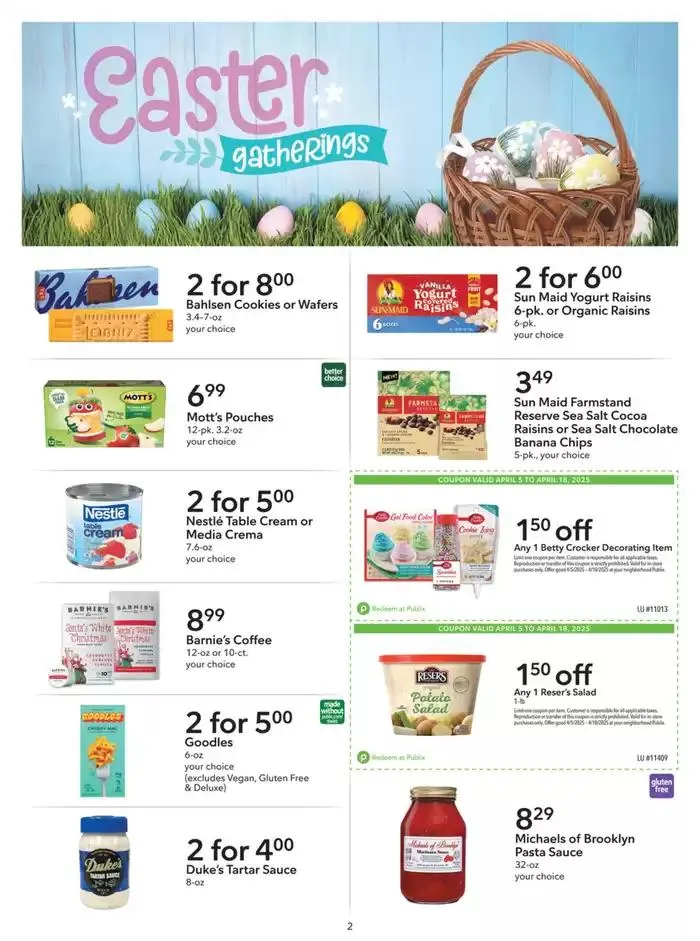 Weekly ad Publix Extra Savings from April 5 to April 18 2025 - Page 2