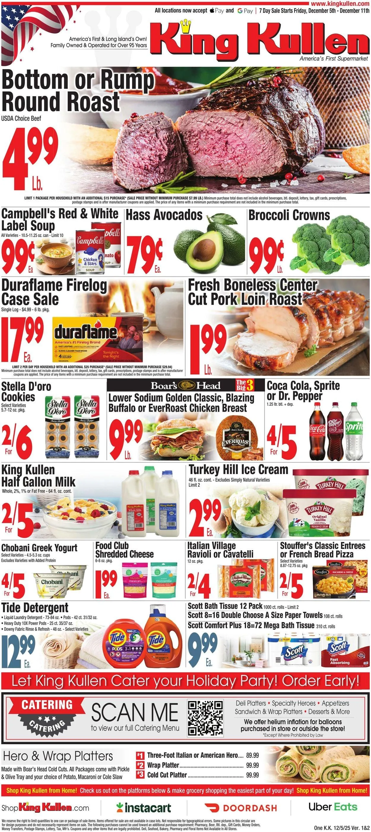 Weekly ad King Kullen Current weekly ad from December 4 to December 11 2025 - Page 1