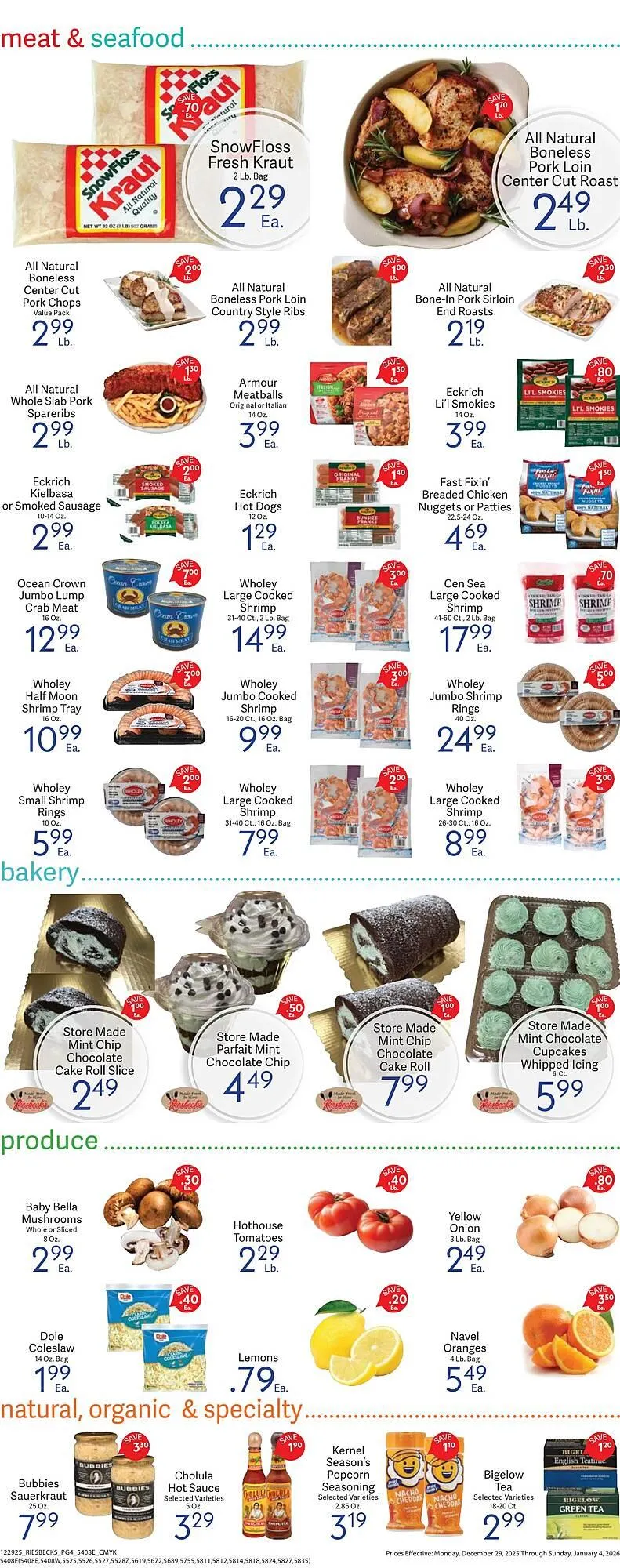 Weekly ad Riesbeck weekly ad from December 29 to January 4 2026 - Page 3