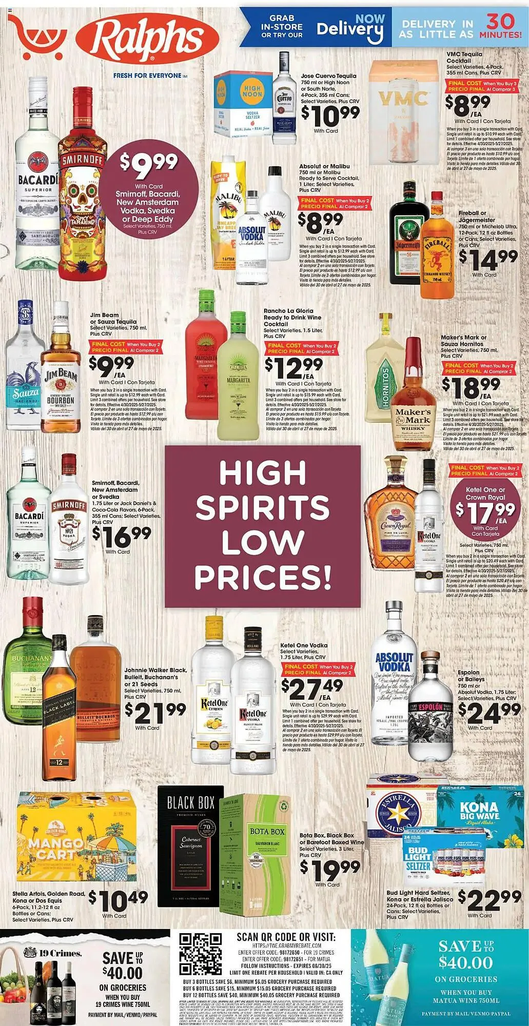 Weekly ad Ralphs Weekly Ad from May 7 to May 13 2025 - Page 1