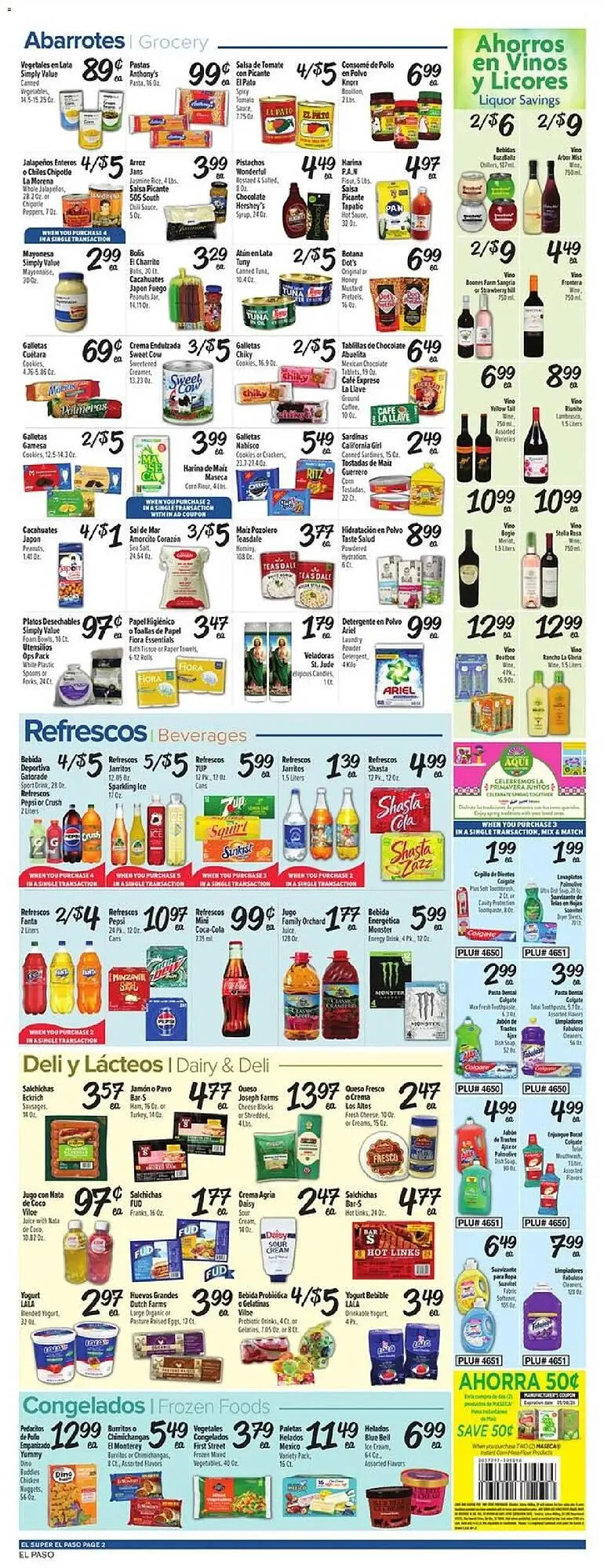 Weekly promotion El Super weekly ad spanning from April 29 to May 6 2026 - Page 2 for Catalogue 365