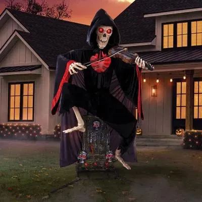 Member's Mark 9' Pre-Lit Animated Graveyard Violinist