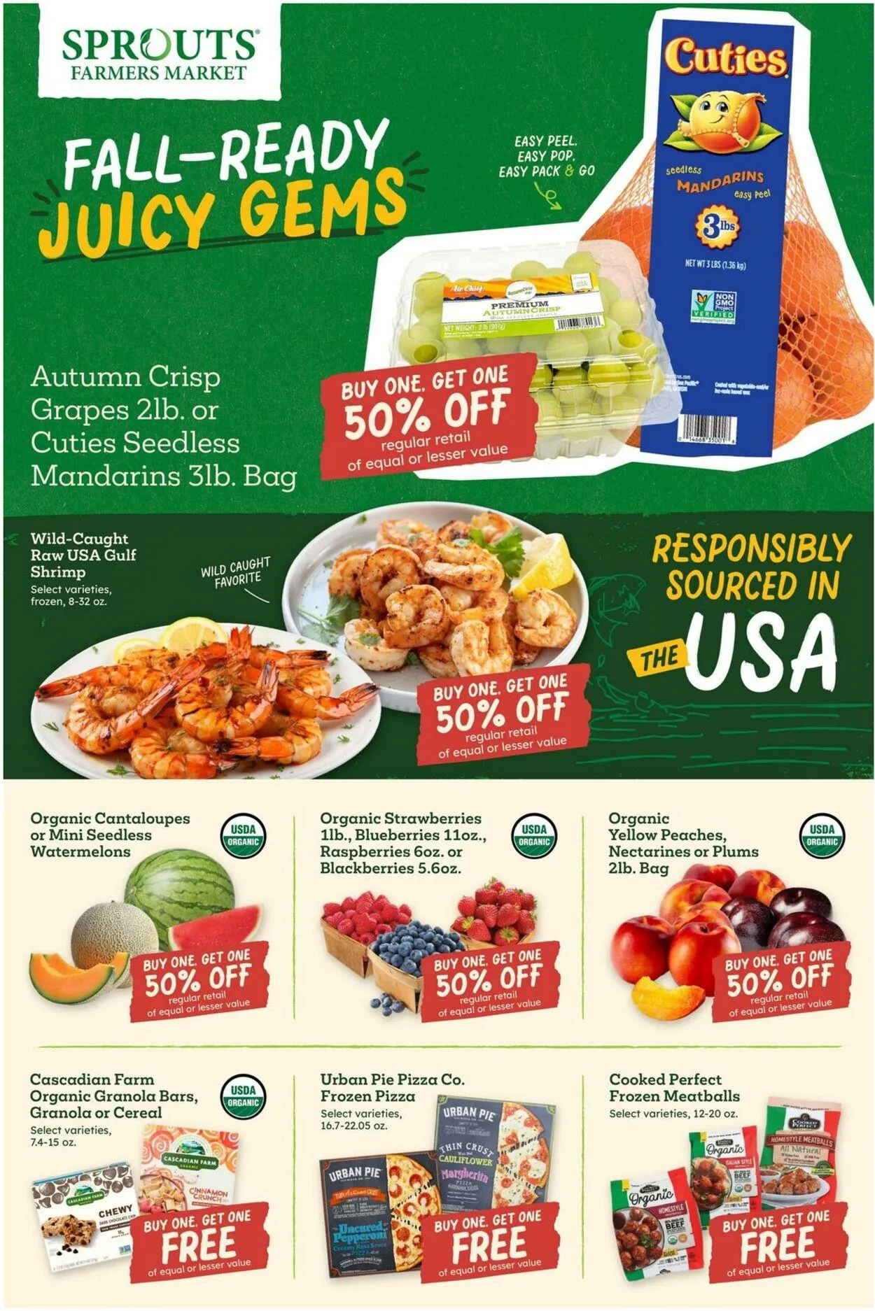 Weekly ad Sprouts Current weekly ad from September 3 to September 9 2025 - Page 1