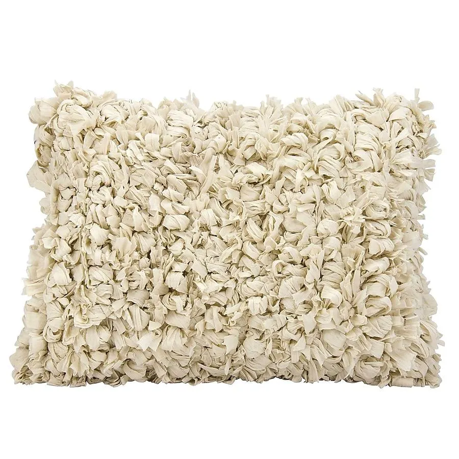 Mina Victory Lifestyles 14-in x 20-in Off-white Rectangular Indoor Decorative Pillow