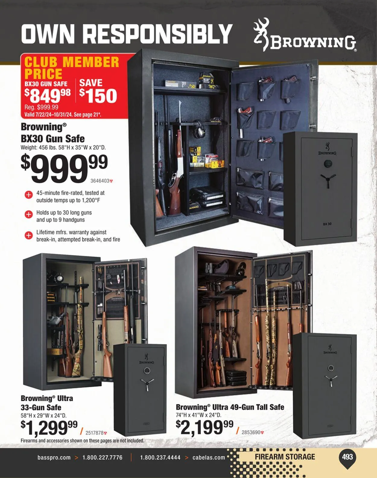 Weekly ad Bass Pro Current weekly ad from September 4 to September 18 2024 - Page 493