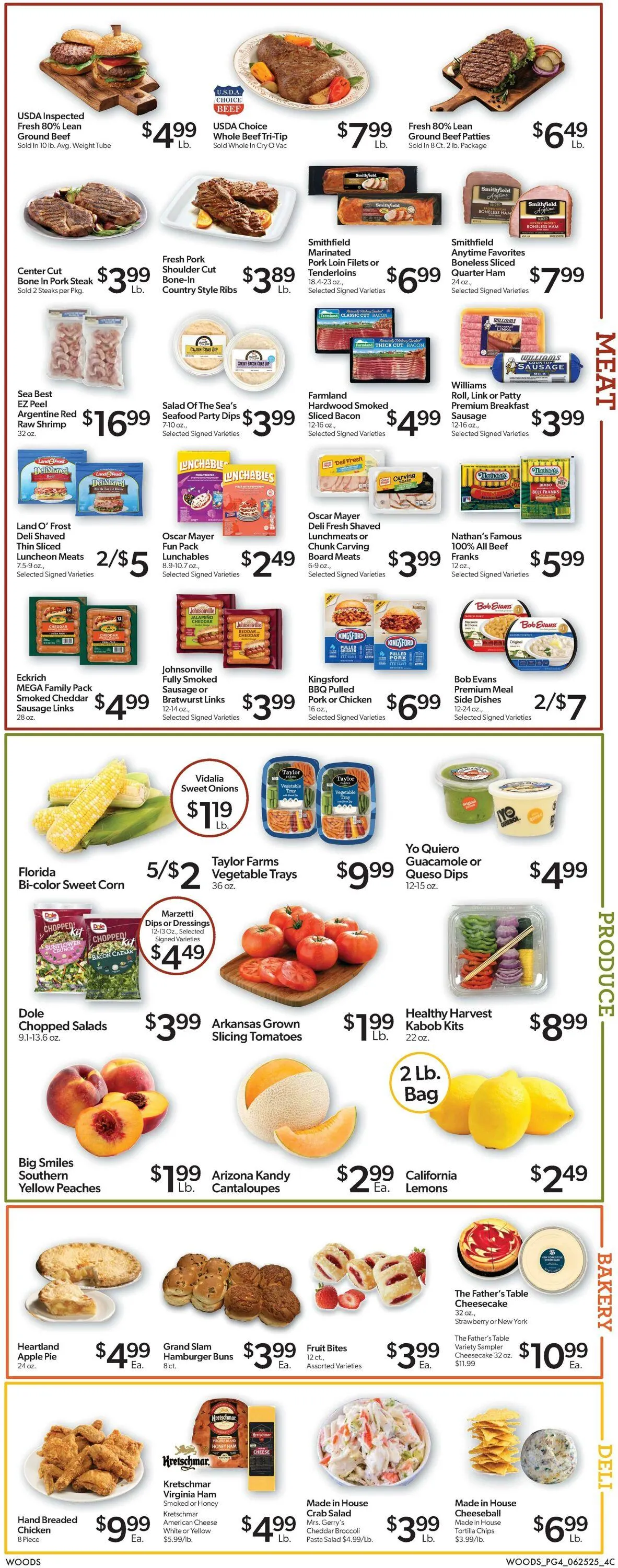 Weekly ad Woods Supermarket from June 25 to July 8 2025 - Page 4