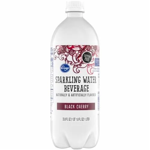 Kroger® Black Cherry Flavored Sparkling Bottled Water
