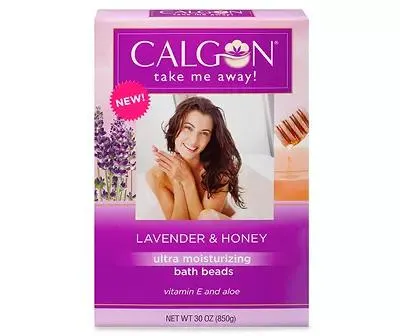 Lavender Moisturizing Bath Beads Lavender and Honey, 30 Oz.