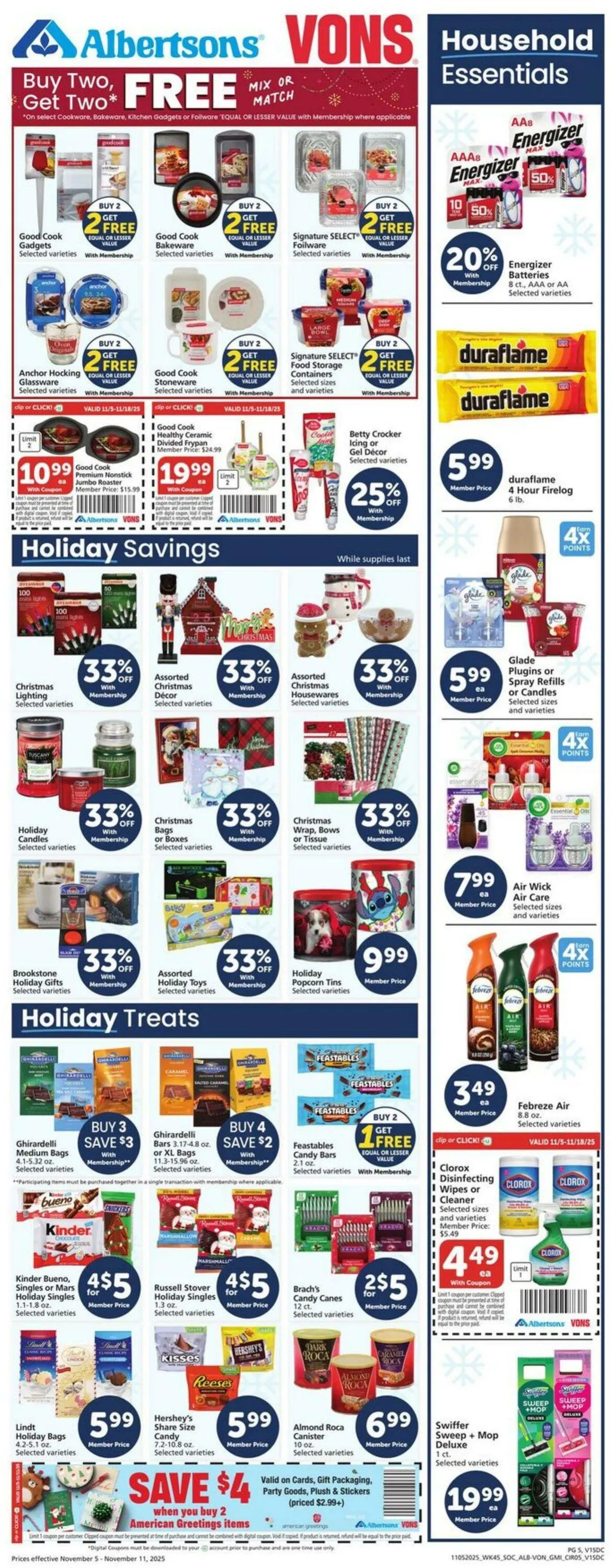 Weekly ad Vons Current weekly ad from November 5 to November 11 2025 - Page 4