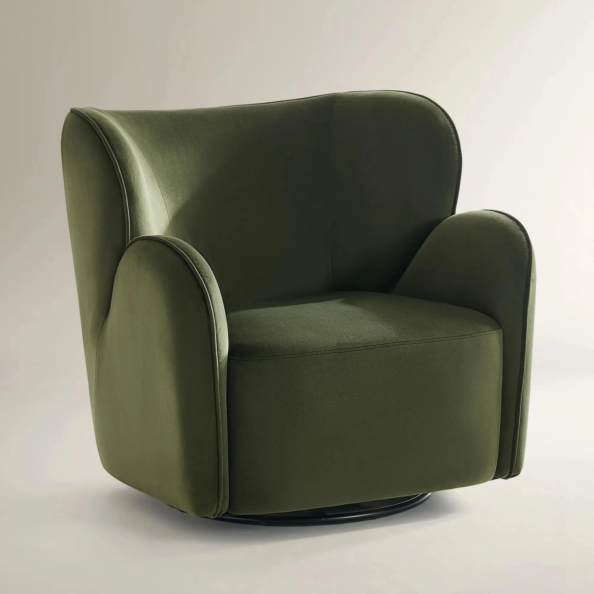 Ceres Velvet Accent Chair - Jade Green