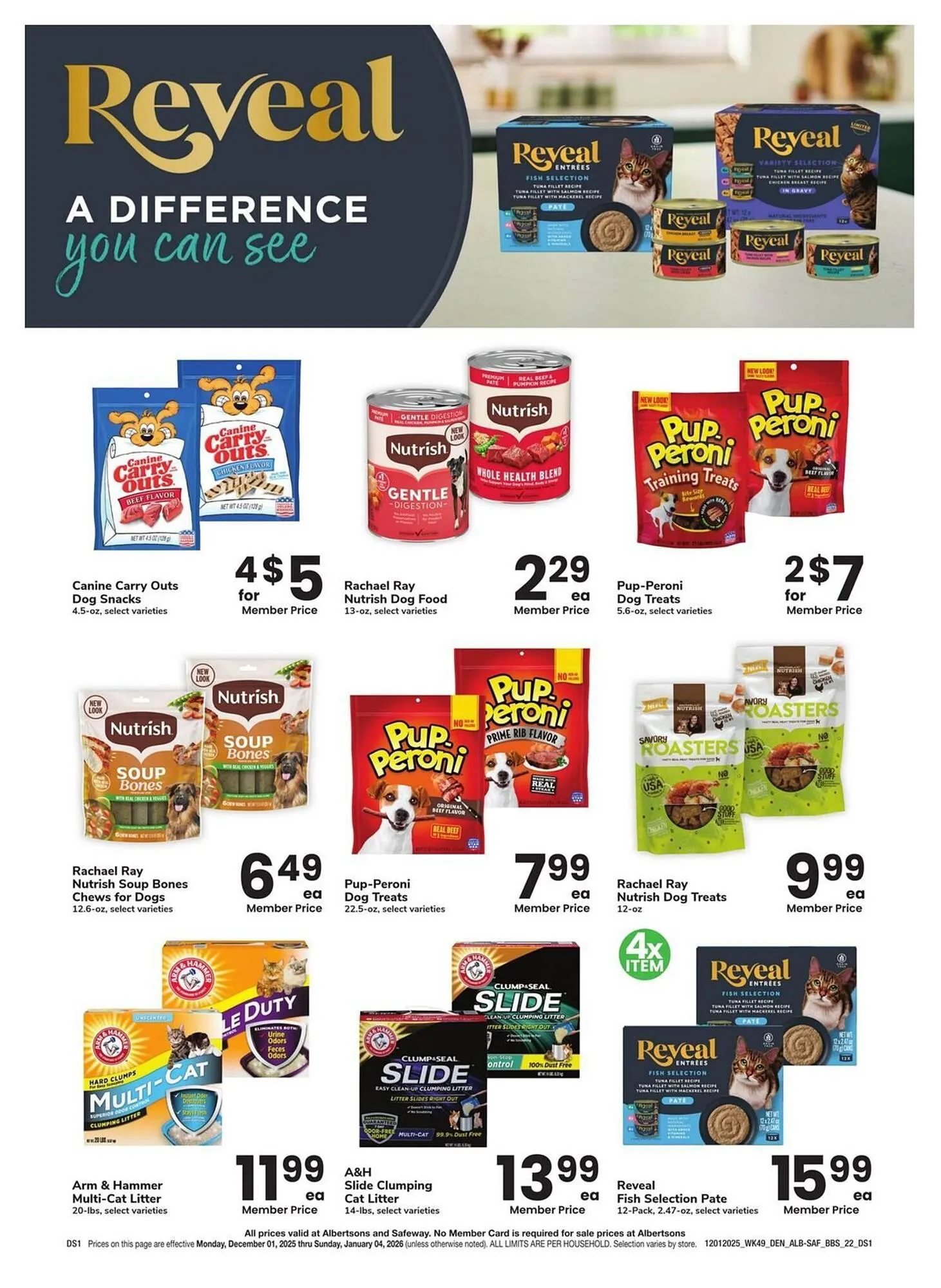 Weekly promotion Albertsons weekly ad spanning from December 1 to January 4 2026 - Page 22 for Catalogue 365