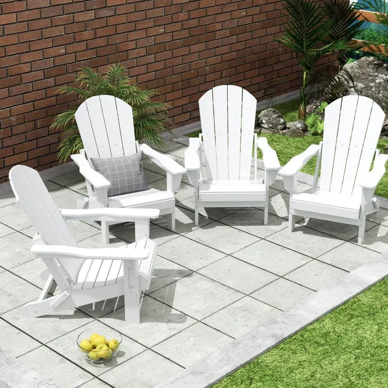 Shawnna Plastic Folding Adirondack Chair