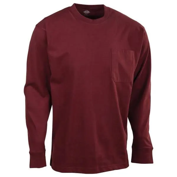 Men's Long Sleeve Lightweight Pocket Tee Shirt