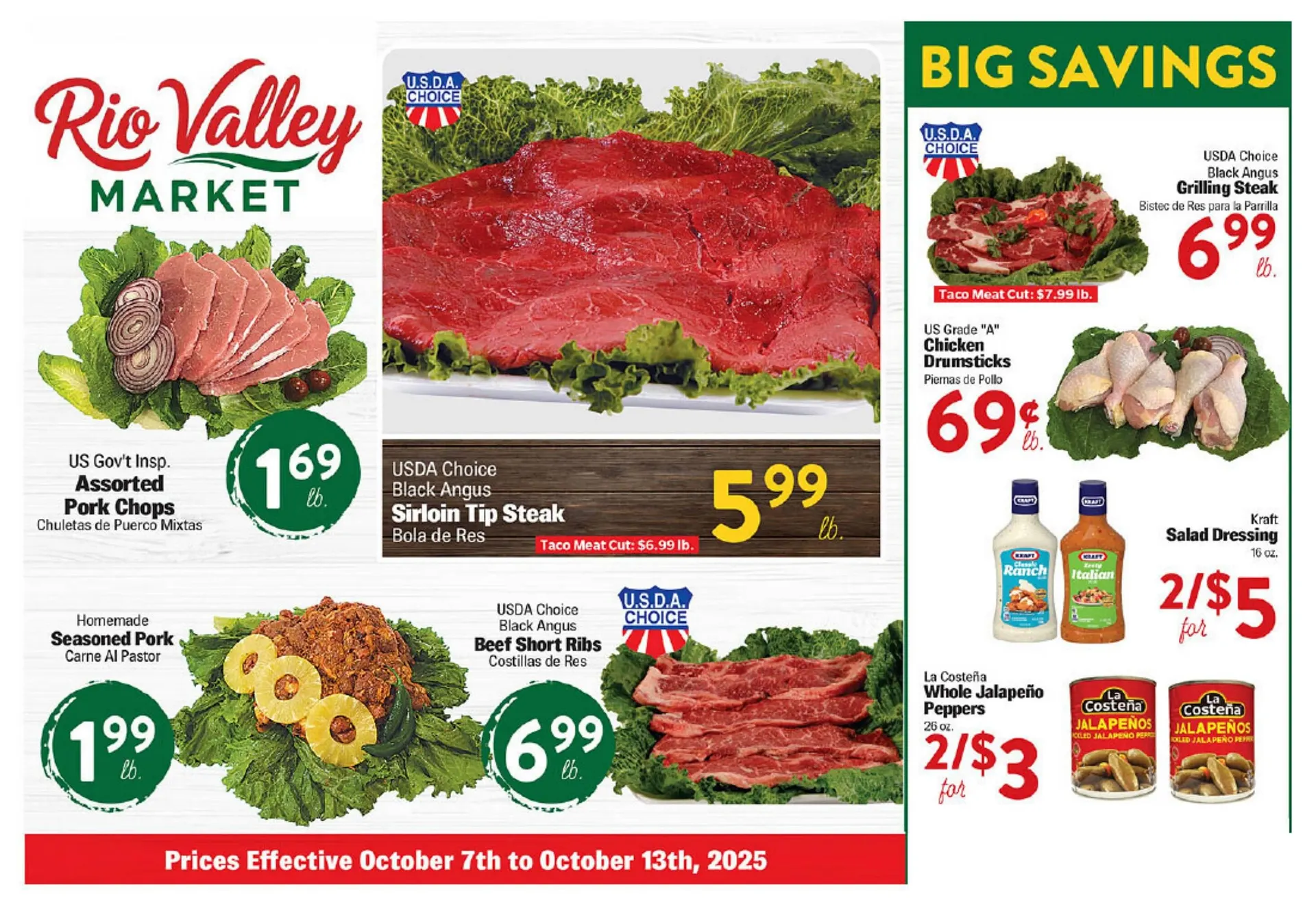 Weekly ad Rio Valley Market weekly ad from October 7 to October 13 2025 - Page 1