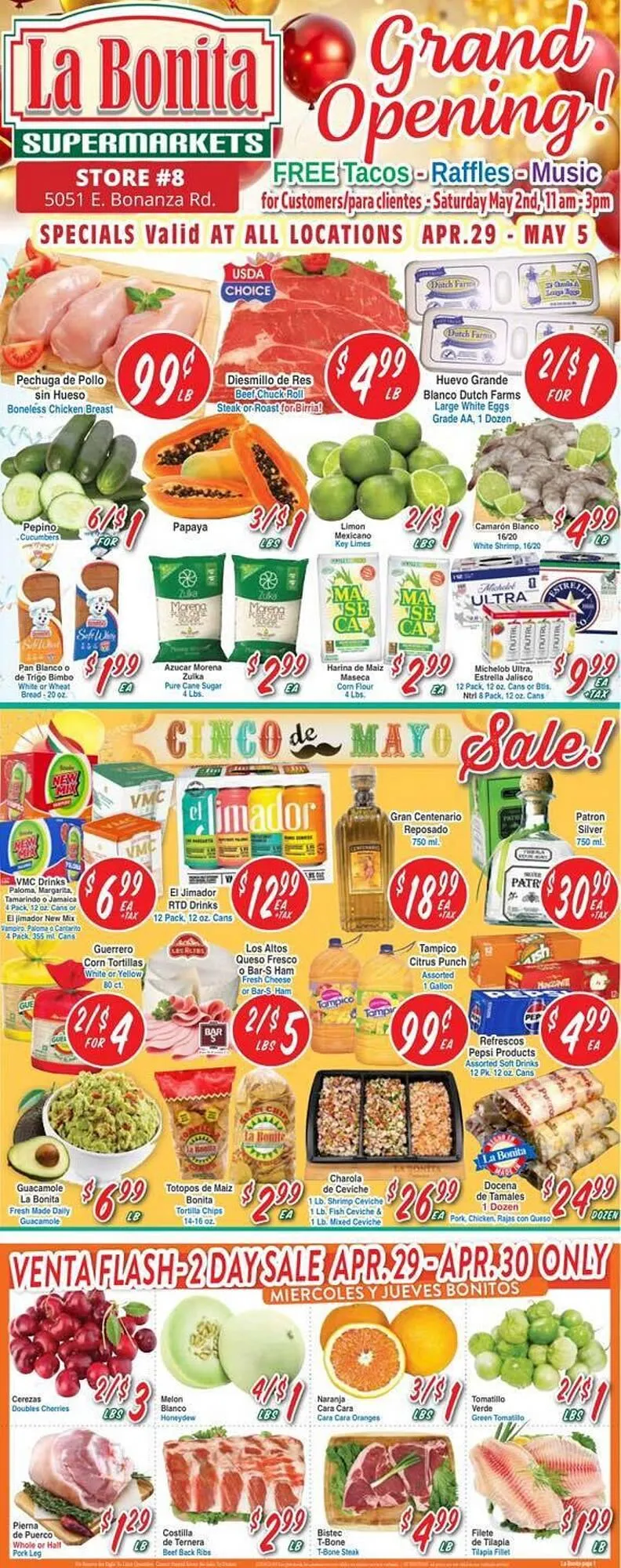 Weekly ad La Bonita Supermarkets weekly ad from April 29 to May 5 2026 - Page 1