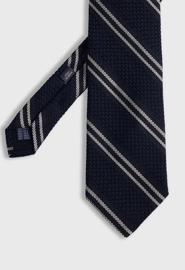 Silk Grenadine Stripe Tie