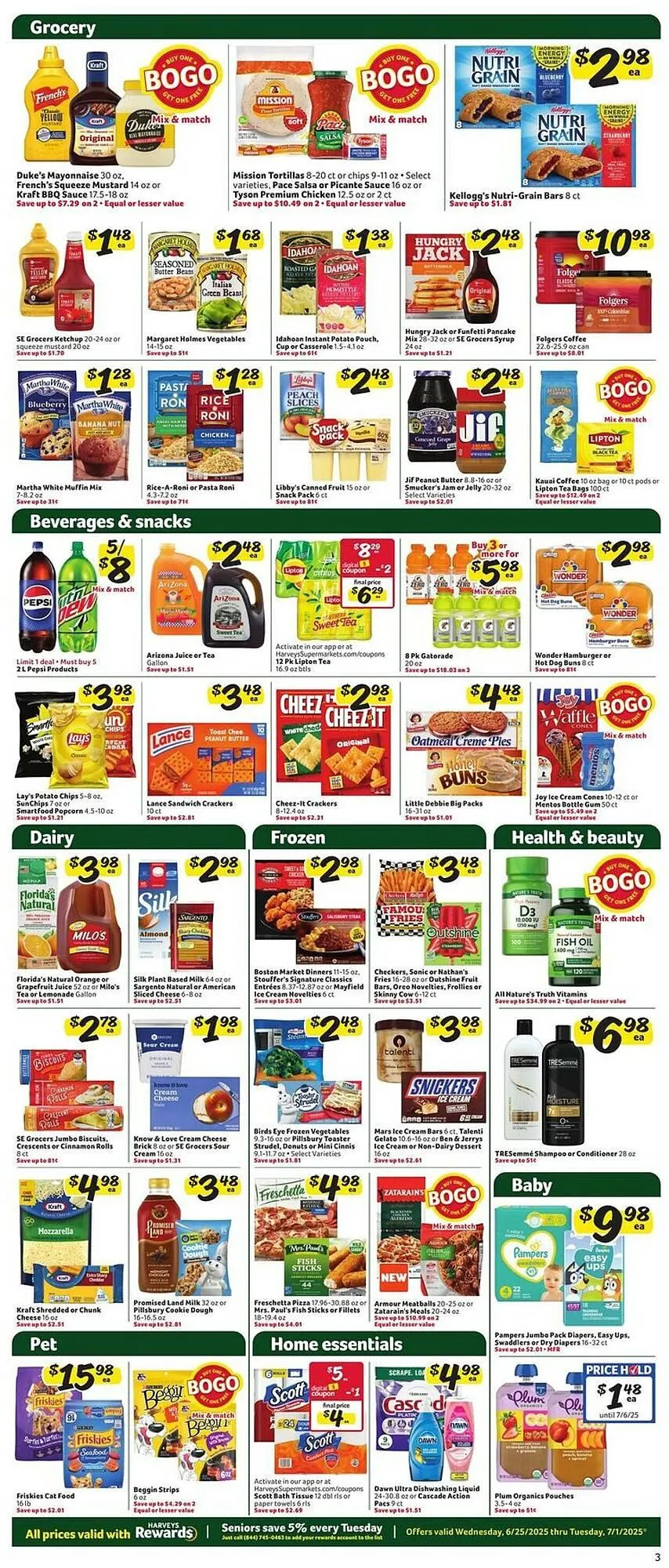 Weekly ad Harveys Supermarkets Weekly Ad from June 25 to July 1 2025 - Page 5