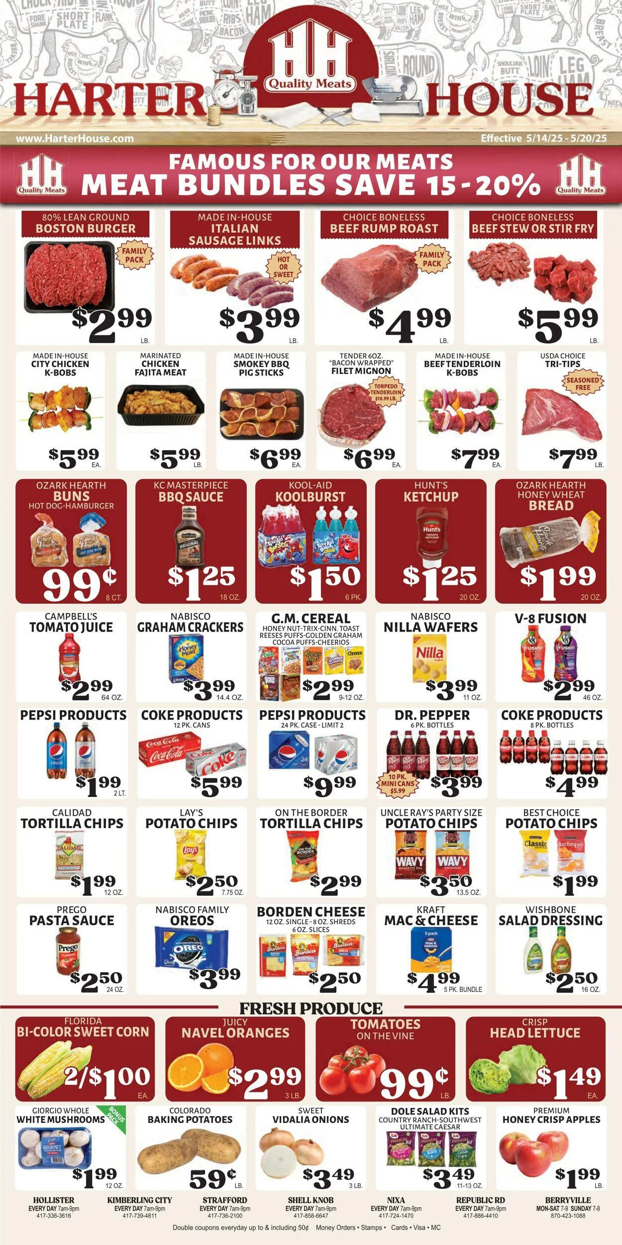 Weekly ad Harter House - Berryville, AR from May 14 to May 20 2025 - Page 1