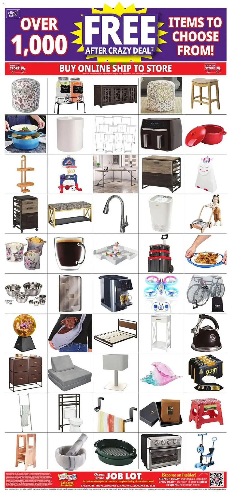 Weekly ad Ocean State Job Lot flyer from January 22 to January 28 2026 - Page 18