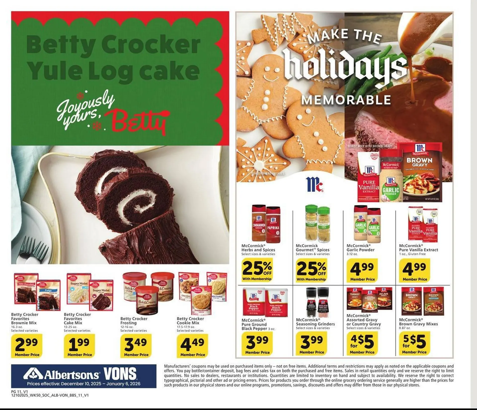 Weekly ad Vons weekly ad from December 10 to January 6 2026 - Page 11