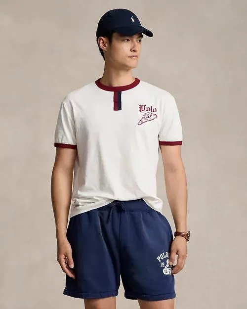 Classic Fit Logo Slub Jersey T-Shirt