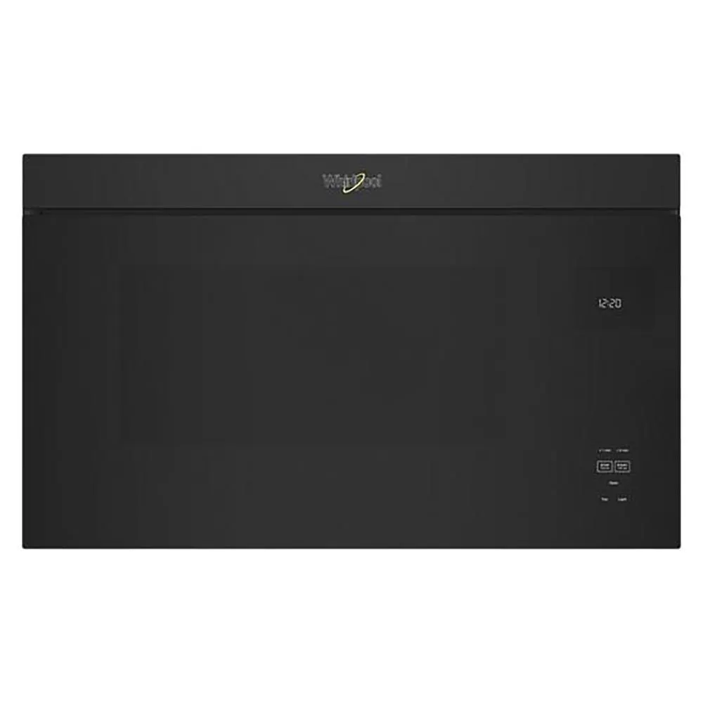 Whirlpool® 1.1 cu.ft. Black Over-the-Range Flush Mount Built-In Microwave