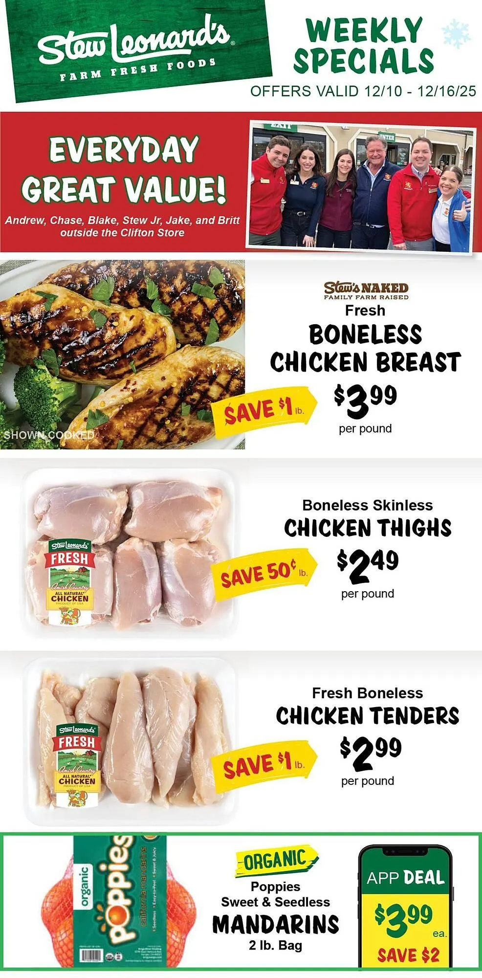Weekly ad Stew Leonard's flyer from December 10 to December 16 2025 - Page 1