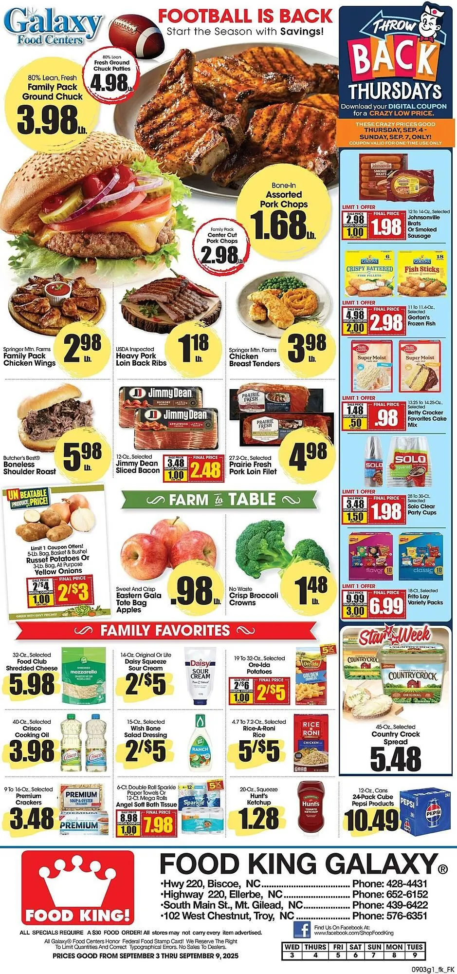 Weekly ad Food King weekly ad from September 3 to September 9 2025 - Page 1