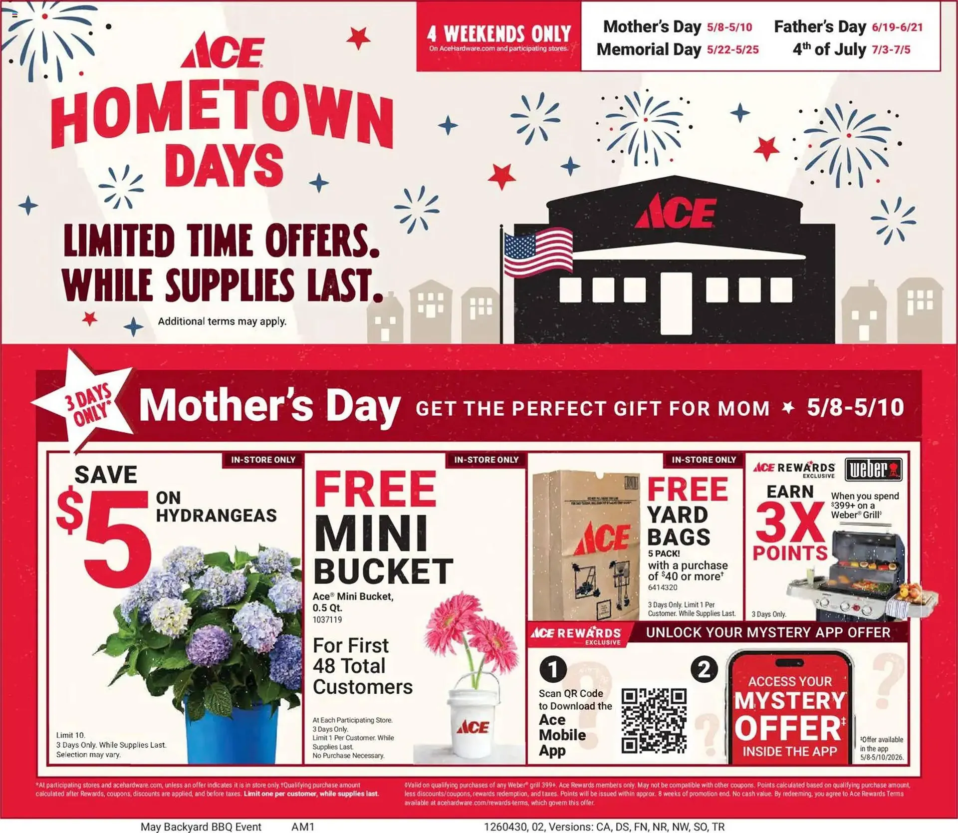 Weekly promotion Ace Hardware flyer spanning from April 29 to May 12 2026 - Page 2 for Catalogue 365