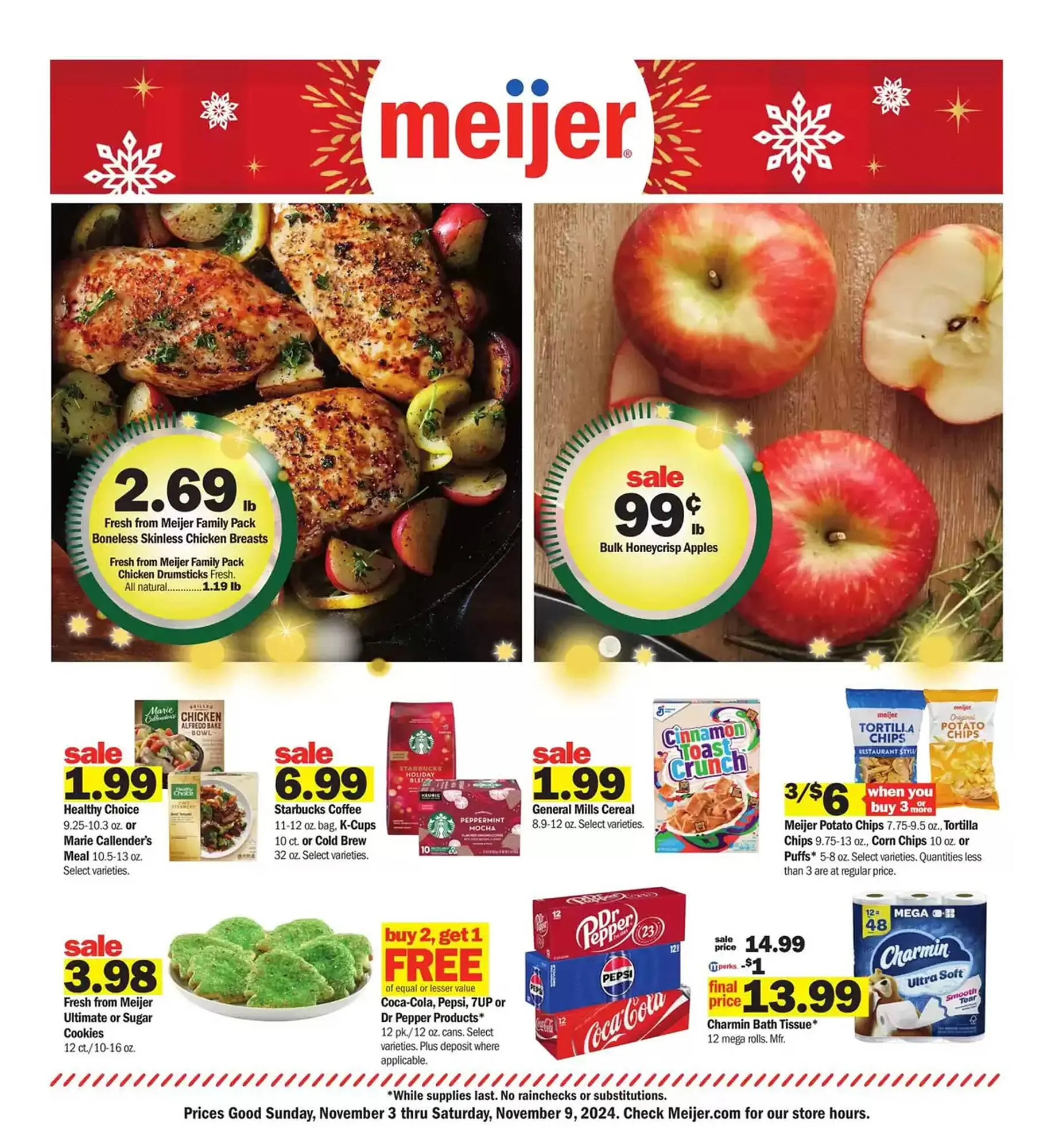 Weekly ad Meijer Weekly Ad from November 3 to November 9 2024 - Page 1
