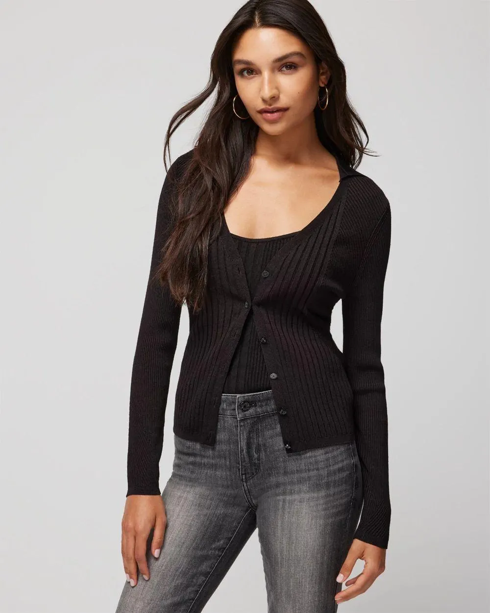 Ribbed Cardigan