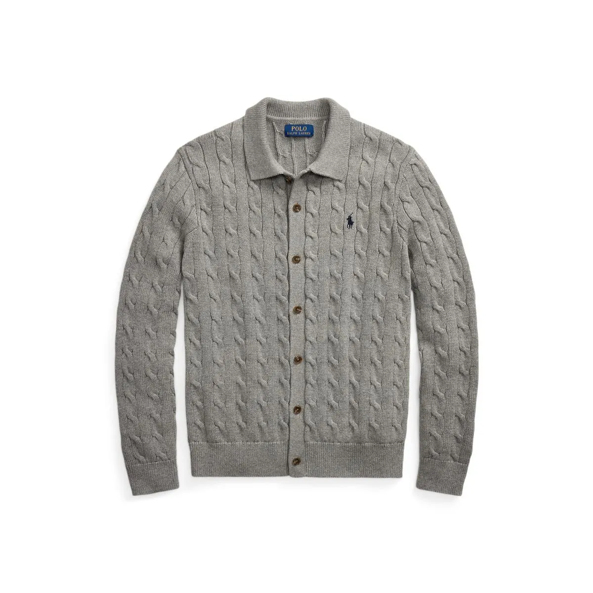 Cable-Knit Cotton Cardigan