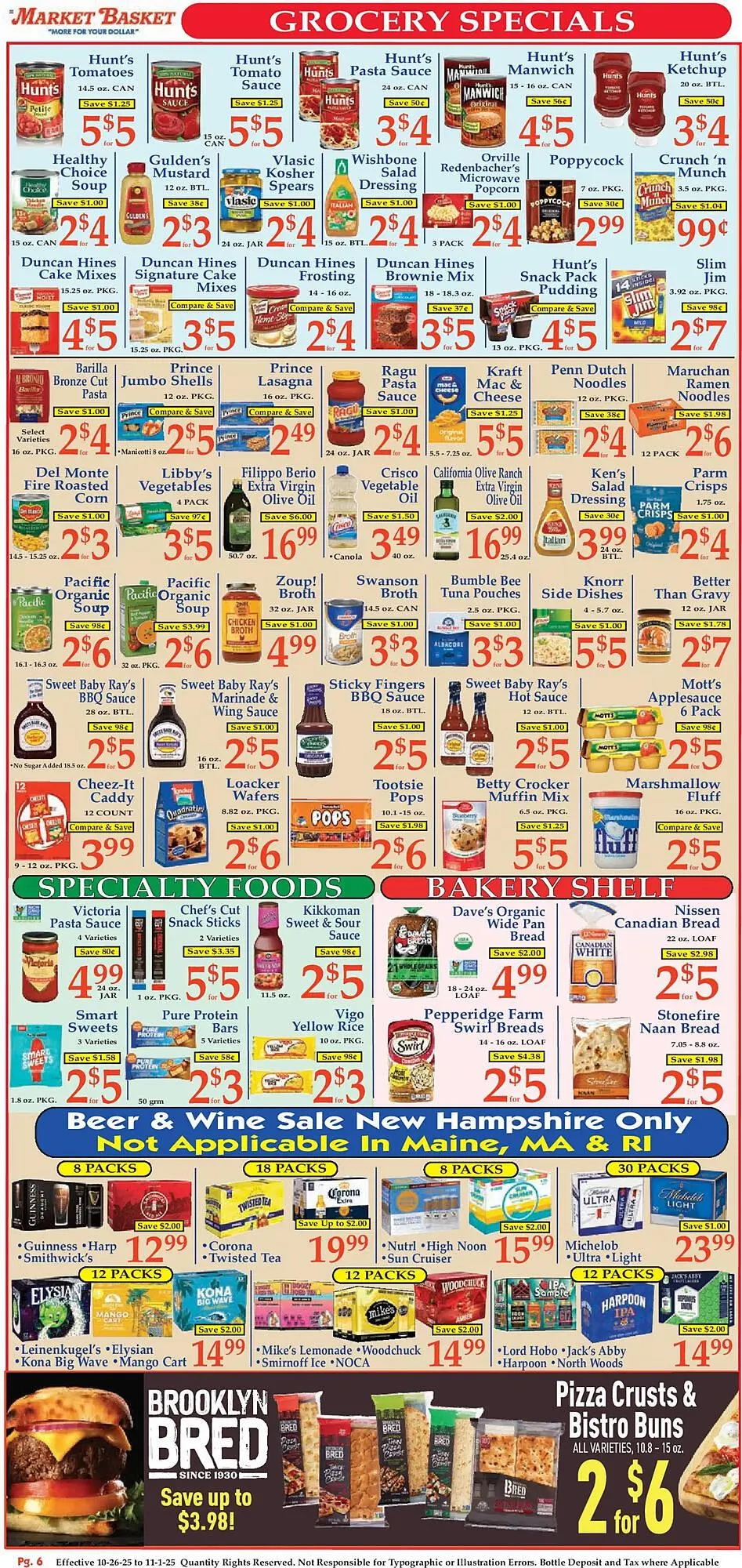 Weekly ad Market Basket weekly ad from October 26 to November 1 2025 - Page 6