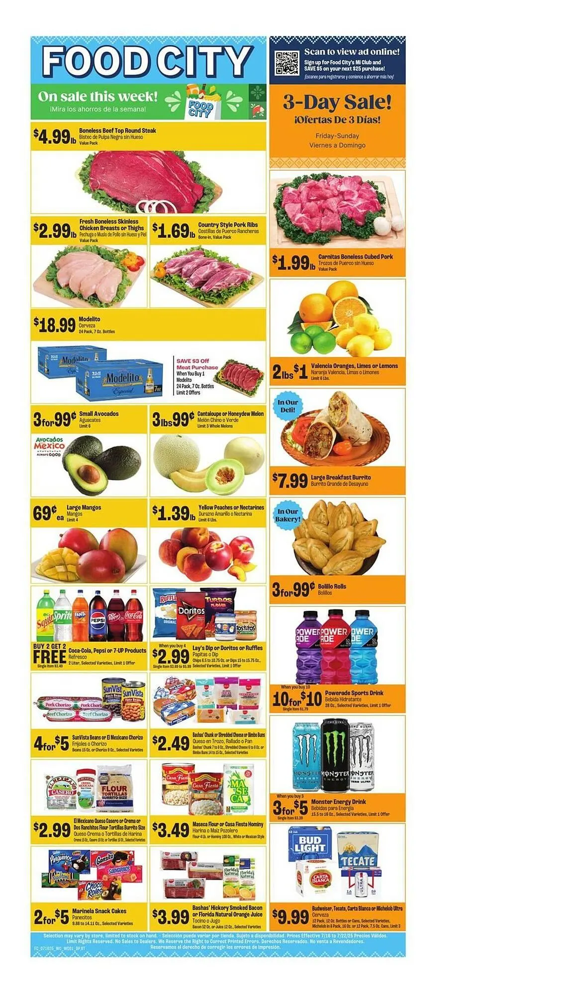 Weekly ad Food City Weekly Ad from July 16 to July 22 2025 - Page 1